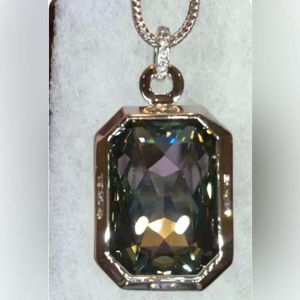 Touchstone Crystal by Swarovski HIDDEN MEANING necklace BOLD statement BNIB